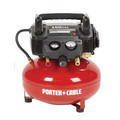 Portable Air Compressors | Porter-Cable C2002-WK 0.8 HP 6 Gallon Oil-Free Pancake Air Compressor with 13 Piece Hose and Accessory Kit image number 1