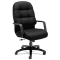 Office & Office Supplies | HON H2091.H.CU10.T 17 in. - 21 in. Seat Height Pillow-Soft 2090 Series Executive High-Back Swivel/Tilt Chair Supports Up to 300 lbs. - Black image number 0
