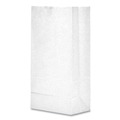  | General 51046 35-lb. Capacity #6 Grocery Paper Bags - White (500 Bags/Bundle) image number 1