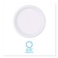 Bowls and Plates | Boardwalk BWKPLTHIPS6WH 6 in. Diameter Hi-Impact Plastic Dinnerware Plate - White (1000/Carton) image number 7