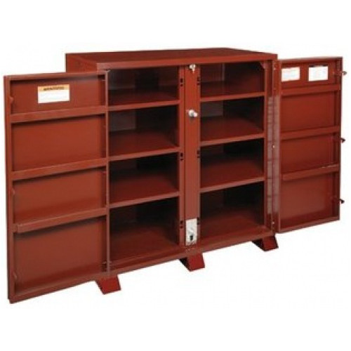 On Site Chests | JOBOX 1-694990 Extra Heavy-Duty 2-Door Utility Cabinet with Door Shelves image number 0