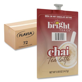 FLAVIA The Bright Tea Co. Tea Freshpack - Chai Latte (72/Carton)