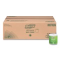 Marcal 6079 Two-Ply 100% Recycled Septic Safe Bath Tissues - White (48 Rolls/Carton, 330 Sheets/Roll) image number 2