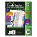 Office Jansan | Avery 11084 Ready Index 11 in. x 8.5 in. 31-Tab 1 to 31 Customizable Table of Contents Dividers with Multicolor Tabs - White (1-Set) image number 0