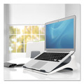 Office Jansan | Fellowes Mfg Co. 9311201 I-Spire Series 13.19 in. x 9.31 in. x 4.13 in. Laptop Lift Supports 10 lbs. - White/Gray image number 5
