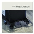 Utility Carts | Rubbermaid Commercial 2202588 Plastic Bumper Kit for Rubbermaid Commercial 2202527/2202581/2202585/2202587 - Black image number 2
