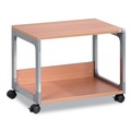 Office Carts & Stands | Durable 3710124 System 48 23.6 in. x 18.7 in. x 17 in. 2 Shelves Metal Multi-Function Trolley - Beech image number 0