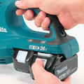 Handheld Blowers | Factory Reconditioned Makita XBU01PT-R 18V X2 LXT Lithium-Ion Cordless Handheld Blower Kit with 2 Batteries (5 Ah) image number 4