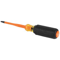 Screwdrivers | Klein Tools 6944INS #2 Square Tip 4 in. Round Shank Insulated Screwdriver image number 1