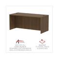  | Alera VA216630WA Valencia Series 65 in. x 29.5 in. x 29.63 in. Straight Front Desk Shell - Modern Walnut image number 7