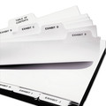 Customer Appreciation Sale - Save up to $60 off | Avery 11376 A - Z Tab 8-1/2 in. x 11 in. Premium Collated Bottom Tab Legal Dividers - White (1 Set) image number 2