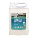 Office Jansan | ECOS PRO PL974604CT 1 Gallon Parsley Plus All-Purpose Kitchen and Bathroom Cleaner Bottle - Herbal Scent (4/Carton) image number 1