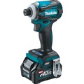 Combo Kits | Factory Reconditioned Makita GT200D-R 40V MAX XGT Brushless Lithium-Ion 1/2 in. Cordless Hammer Drill Driver and 4-Speed Impact Driver Combo Kit (2.5 Ah) image number 3