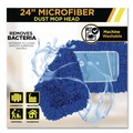 Mops | Gritt Commercial GRI182243PK 24 in. x 5 in. Microfiber Looped Dust Mop Pad Head - Blue (3/Pack) image number 3