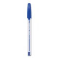 Pens | Paper Mate 2014534 Medium 1 mm InkJoy 50ST Stick Ballpoint Pen - Blue Ink/Clear Barrel (60/Pack) image number 1