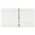 Office Jansan | Avery 17002 11 in. x 8.5 in. 0.5 in. Capacity 3-Rings Durable View Binder with DuraHinge and Slant Rings - White image number 2