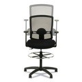  | Alera ALEET4614 Etros Series 25.19 in. to 35.23 in. Seat Height Mesh Stool - Black image number 3