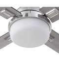 Ceiling Fans | Prominence Home 51678-45 52 in. Kyrra Contemporary Indoor Semi Flush Mount LED Ceiling Fan with Light - Brushed Nickel image number 3