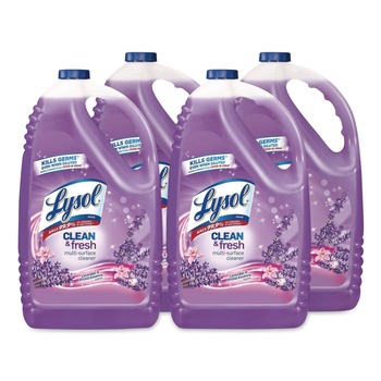 LYSOL Brand 144 oz. Bottle Clean and Fresh Multi-Surface Disinfectant Cleaner - Lavender and Orchid Essence (4/Carton)