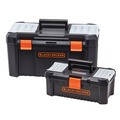 Tool Chests | Black & Decker BDST60129AEV 19 in. and 12 in. Toolbox Bundle with Inner Tray image number 1