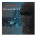 Masks | Ergodyne 16823 N-Ferno 6823 One Size Fits Most Fleece Hinged Balaclava Face Mask - Black image number 3