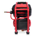 Portable Air Compressors | General International AC1212 1/3 HP 2 Gal. Twin Stack Air Compressor with 25 ft. Auto Rewind Hose Reel image number 3