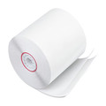  | PM Company 7832 Impact Printing 3 in. x 90 ft. Carbonless Paper Rolls - White (50/Carton) image number 1
