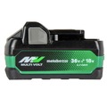 Batteries | Metabo HPT 380083M BSL36A18X 18V/36V MultiVolt 2.5 Ah/5 Ah Lithium-Ion Water and Impact-Resistant Battery image number 2