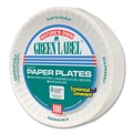 Food Service | AJM Packaging Corporation 40111 6 in. Diameter Paper Plates - White (100/Pack, 10 Packs/Carton) image number 3