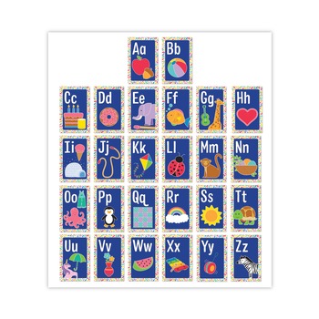 Carson-Dellosa 26 Alphabet Mini Posters (1-Pack)