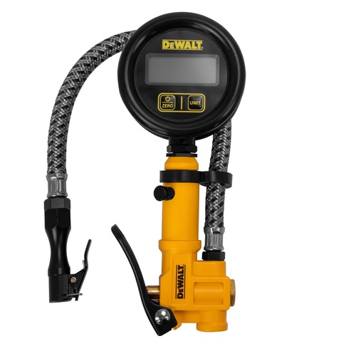 Inflators | Dewalt DXCM024-0411 2.5 in. Digital Inflator with 12 in. Steel Braided Hose image number 0