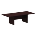 Alera ALEVA719642MY 94-1/2 in. x 41-3/8 in. x 29-1/2 in. Valencia Series Conference Rectangle Table - Mahogany image number 0