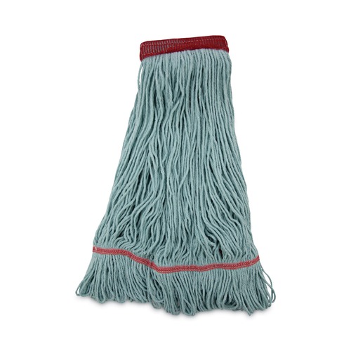  | Boardwalk BWK1400LEA EchoMop with Looped-End Synthetic/Cotton Wet Mop Head - Large, Blue image number 0