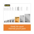 Office Jansan | Scotch TP5854-50 5 mil 9 in. x 11.5 in. Laminating Pouches - Gloss Clear (50/Pack) image number 8