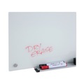 Office & Office Supplies | Universal UNV43234 72 in. x 48 in. Frameless Glass Marker Board - White Surface image number 2