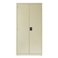 Office Filing Cabinets & Shelves | Alera 25766 36 in. x 18 in. x 72 in. 5 Shelves Economy Assembled Storage Cabinets - Putty image number 0