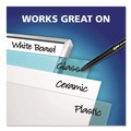 Markers | EXPO 16003A Fine Bullet Tip Wet Erase Marker - Blue (1-Dozen) image number 4