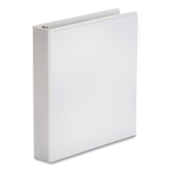 Universal 20972CT Economy 11 in. x 8.5 in. 3-Ring View Binder with 1.5 in. Capacity - White (12/Carton)