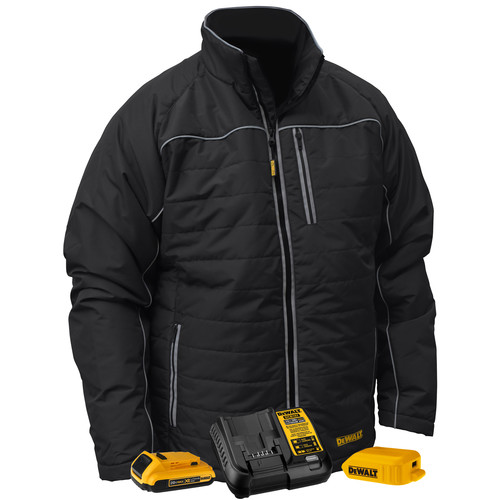 Heated Jackets | Dewalt DCHJ075D1-3X 20V MAX Li-Ion Quilted/Heated Jacket Kit - 3XL image number 0