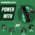 Finish Nailers | Metabo HPT NT1865DMASM 18V 15 Gauge Cordless Brushless Lithium-Ion Finish Nailer Kit image number 2