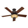Ceiling Fans | Hunter 59033 52 in. Westover Traditional Bronze Dark Walnut Innovation Indoor Ceiling Fan with 3 Lights & Remote image number 0