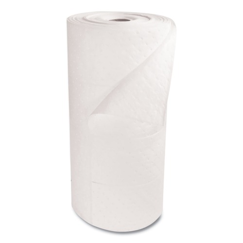 Cleaning & Janitorial Supplies | HOSPECO OSINBR1 TASKBrand All Sorb 30 in. x 150 ft. 47-Gallon Industrial Sorbent Roll - White (1-Roll) image number 0