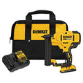 Crown Staplers | Dewalt DCN681D1 20V MAX Cordless Lithium-Ion 18 Gauge Narrow Crown Stapler Kit image number 0