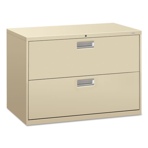  | HON H692.L.L Brigade 600 Series Two-Drawer 42 in. x 18 in. x 28 in. Lateral File - Putty image number 0