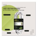 Office Electronics & Batteries | GoGreen Power GG-13740WH 16 AWG Outdoor Extension Cord, 40 ft, 13 A, White image number 4