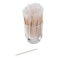 Food Service | AmerCareRoyal RIW15 2.5 in. Cello-Wrapped Round Wood Toothpicks - Natural (15000/Carton) image number 3