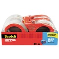 Office Jansan | Scotch 3850-4RD-6GC 1.88 in. x 54.6 Yards 3850 Heavy-Duty 3 in. Core Packaging Tape with Dispenser - Clear (4/Pack) image number 0