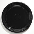 Food Trays, Containers, and Lids | WNA WNA A518PBL 18 in. Diameter Caterline Casuals Thermoformed Plastic Platters - Black (25/Carton) image number 0
