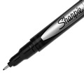  | Sharpie 2083009 Fine 0.4 mm Stick Water-Resistant Ink Porous Point Pen Value Pack - Black Ink, Black Barrel (36/Pack) image number 3