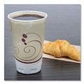 Cups and Lids | Dart X16N-J8002 Trophy Plus 16 oz. Symphony Design Dual Temperature Insulated Cups - Beige (50/Pack, 15 Packs/Carton) image number 2